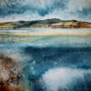 Across Cockle Sand to Ringsdon Clump (84 x 85cm)