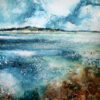 Over to Powderham Castle (96 x 97cm)